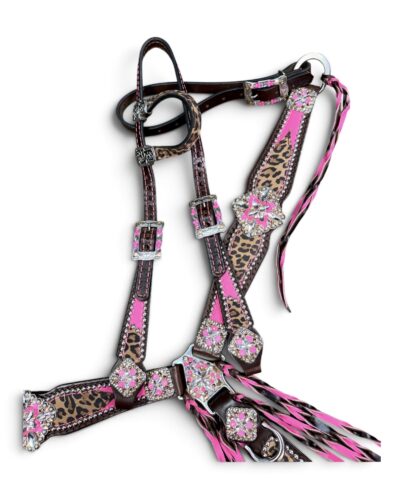 Rockn’ Wilsons Hot Pink & Cheetah w/ XL Conchos