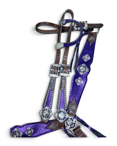 Rockn’ Wilsons Purple w/ Rope Edge Conchos