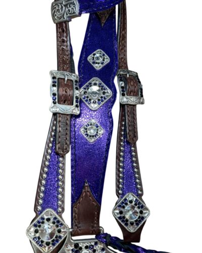 Alternative view of Rockn’ Wilsons Purple w/ Rope Edge Conchos