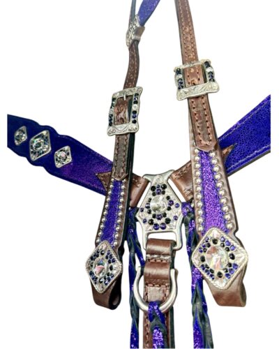 Rockn’ Wilsons Purple w/ Rope Edge Conchos - Image 3