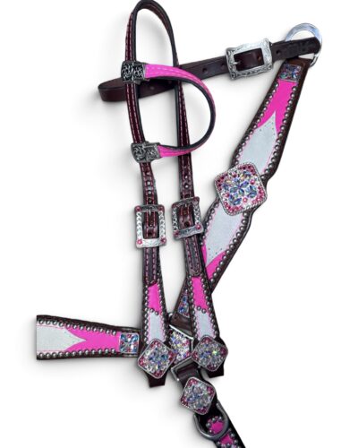 Rockn’ Wilsons Pink & White w/ XL Conchos