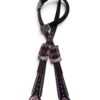 Rockn’ Wilsons Black Cheetah w/ Pink Buckstitch Headstall