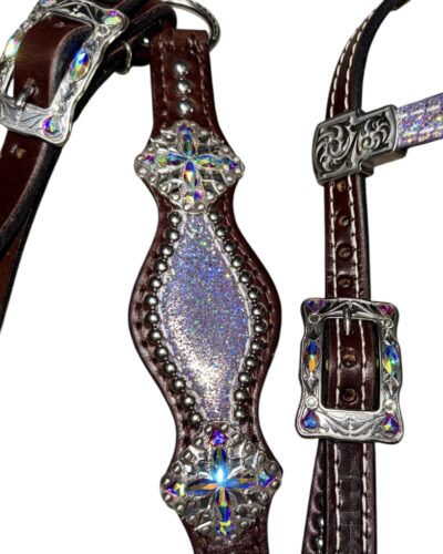 Rockn’ Wilsons Gladiator Style Lilac Shimmer & Crystals - Image 3