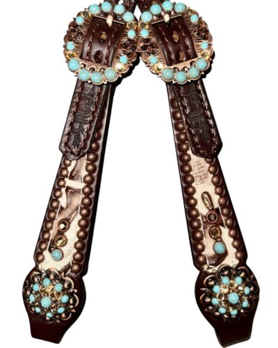 Rockn' Wilsons Gladiator White Laredo w/ Turquoise - Image 3