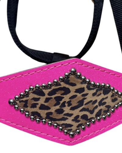 Alternative view of Rockn’ Wilsons Hot Pink & Cheetah Bronc Halter