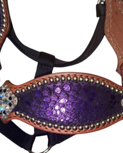 Alternative view of Rockn’ Wilsons Purple Mystic Bronc Halter