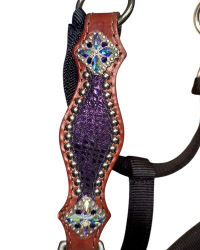 Rockn’ Wilsons Purple Mystic Bronc Halter - Image 3