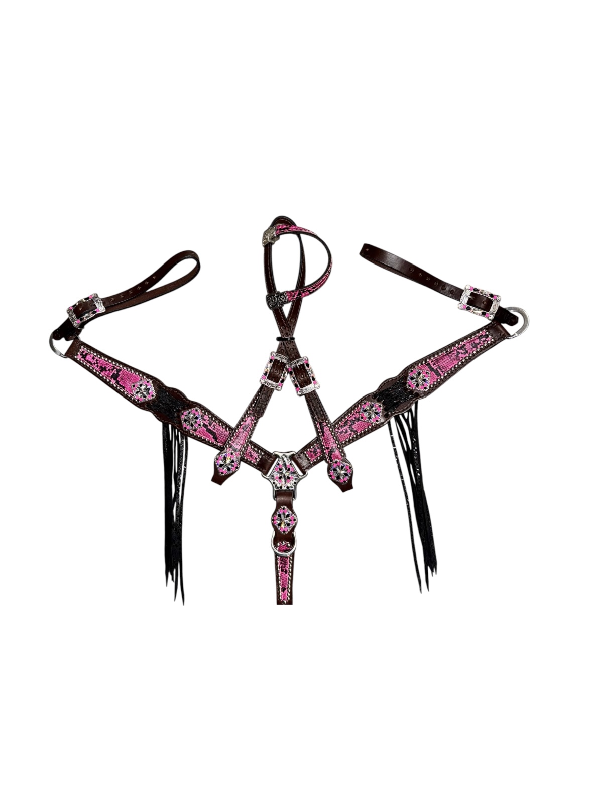 Rockn’ Wilsons Hot Pink Snake & Cross Stitch
