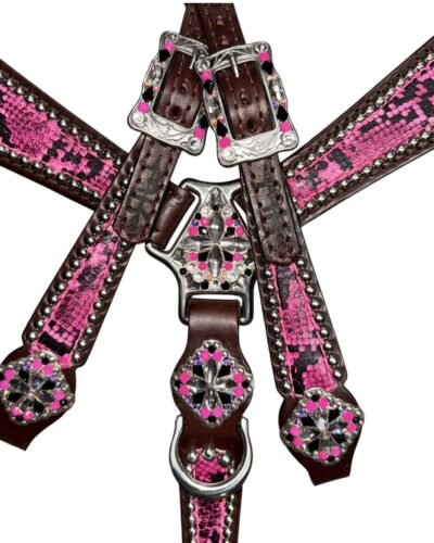 Rockn’ Wilsons Hot Pink Snake & Cross Stitch - Image 3