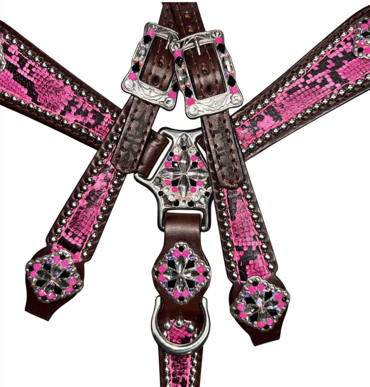 Rockn’ Wilsons Hot Pink Snake & Cross Stitch - Image 3