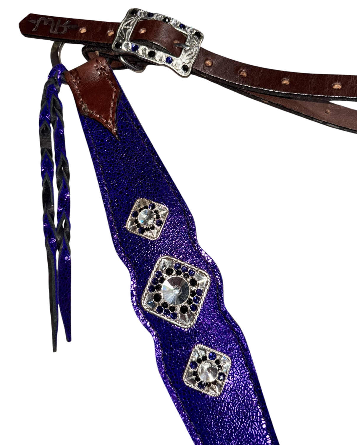 Rockn’ Wilsons Purple w/ Rope Edge Conchos - Image 2