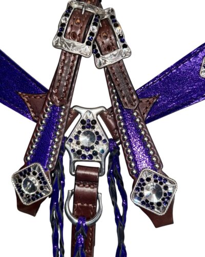 Rockn’ Wilsons Purple w/ Rope Edge Conchos - Image 3