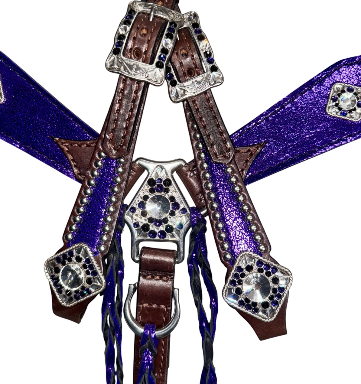 Rockn’ Wilsons Purple w/ Rope Edge Conchos - Image 3
