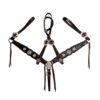 Rockn’ Wilsons Black Cheetah w/ Rope Edge Conchos & Ties