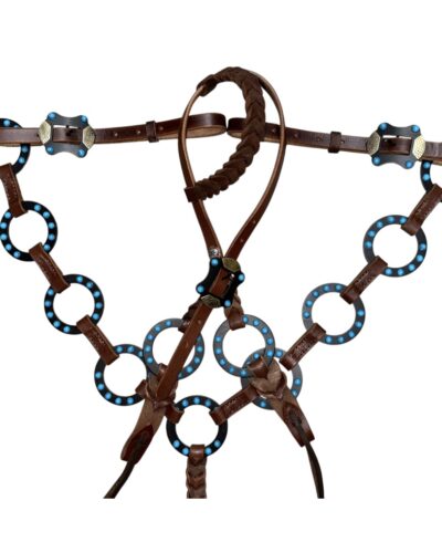 Turquoise Spotted Ring Tack Set