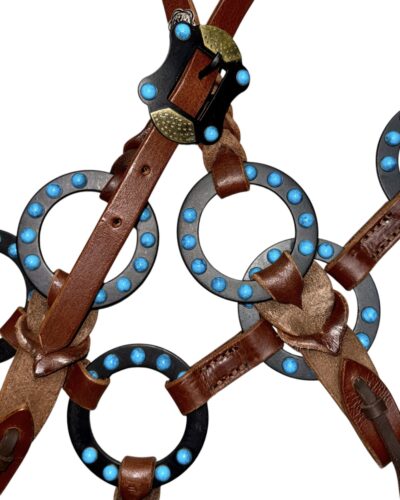 Turquoise Spotted Ring Tack Set - Image 3