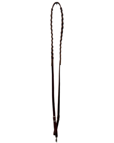 Professional's Choice 5/8" Burgundy Latigo Laced Barrel Rein