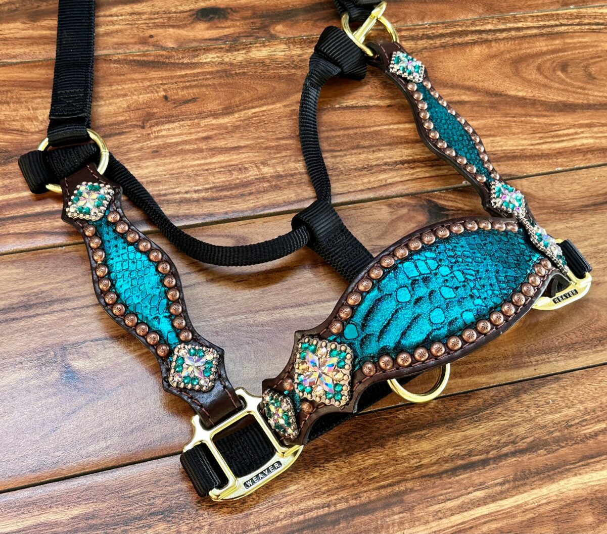 Rockn’ Wilsons Turquoise Mystic Bronc Halter