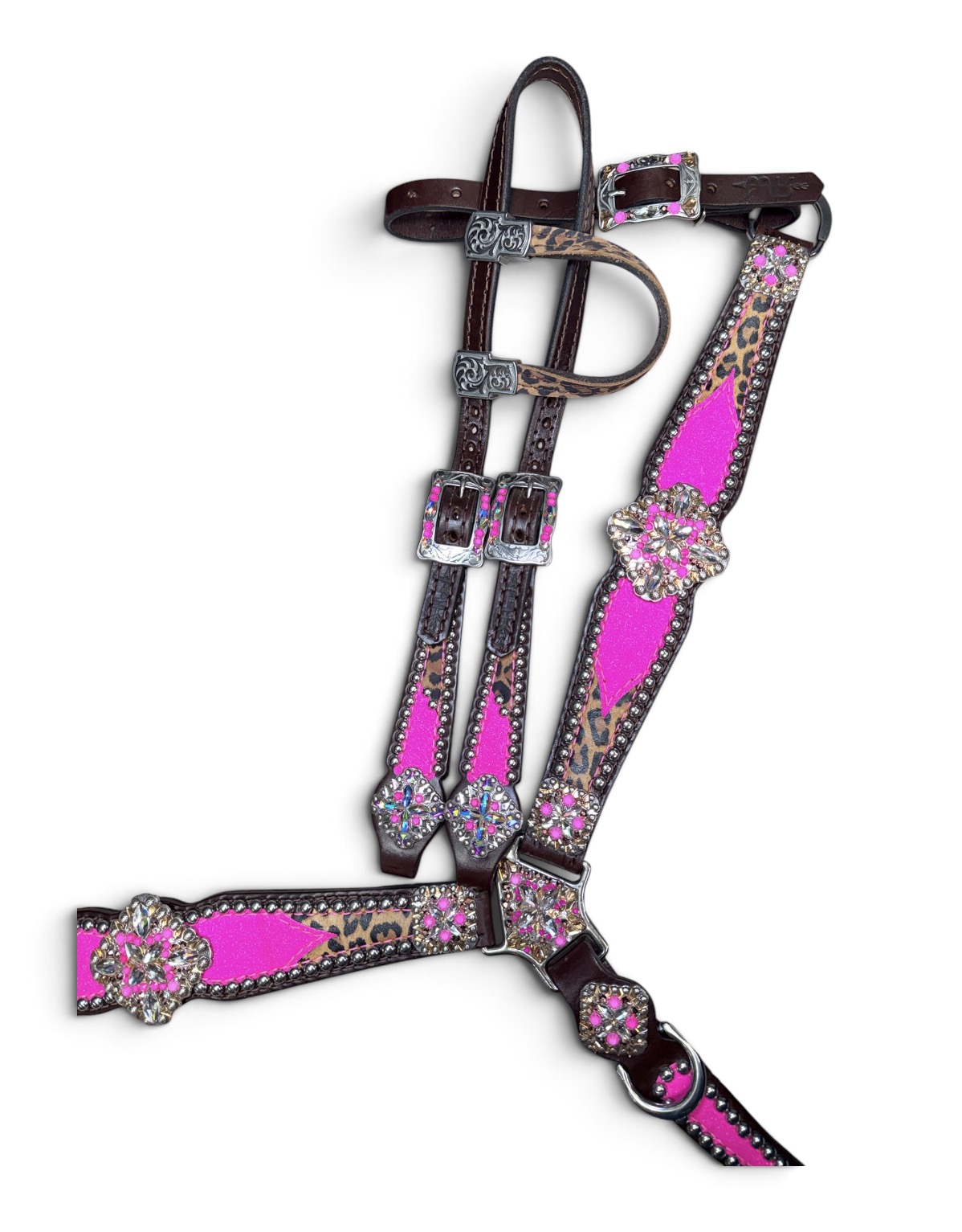 Rockn’ Wilsons Hot Pink Glitter with Cheetah