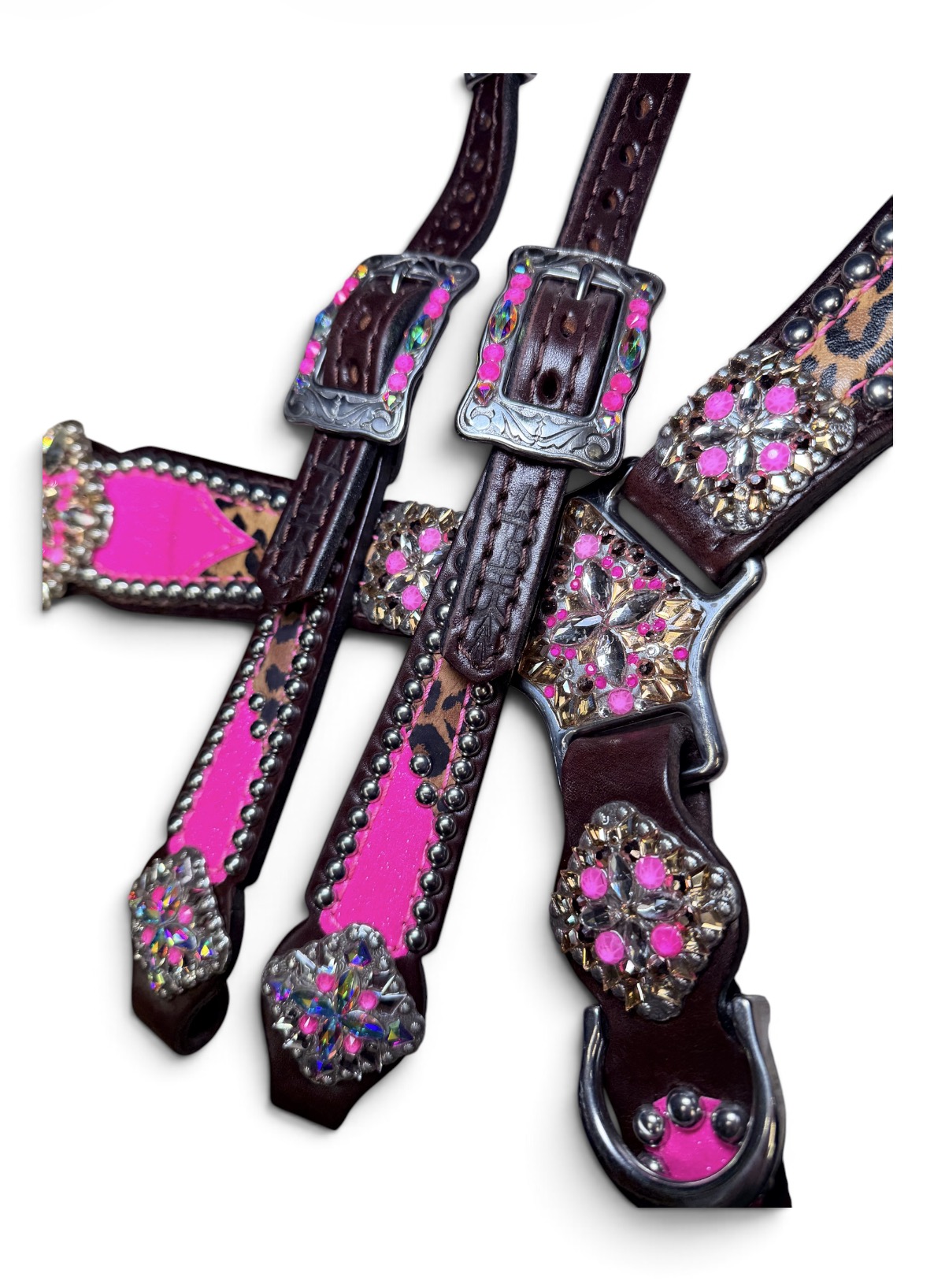 Rockn’ Wilsons Hot Pink Glitter with Cheetah - Image 2