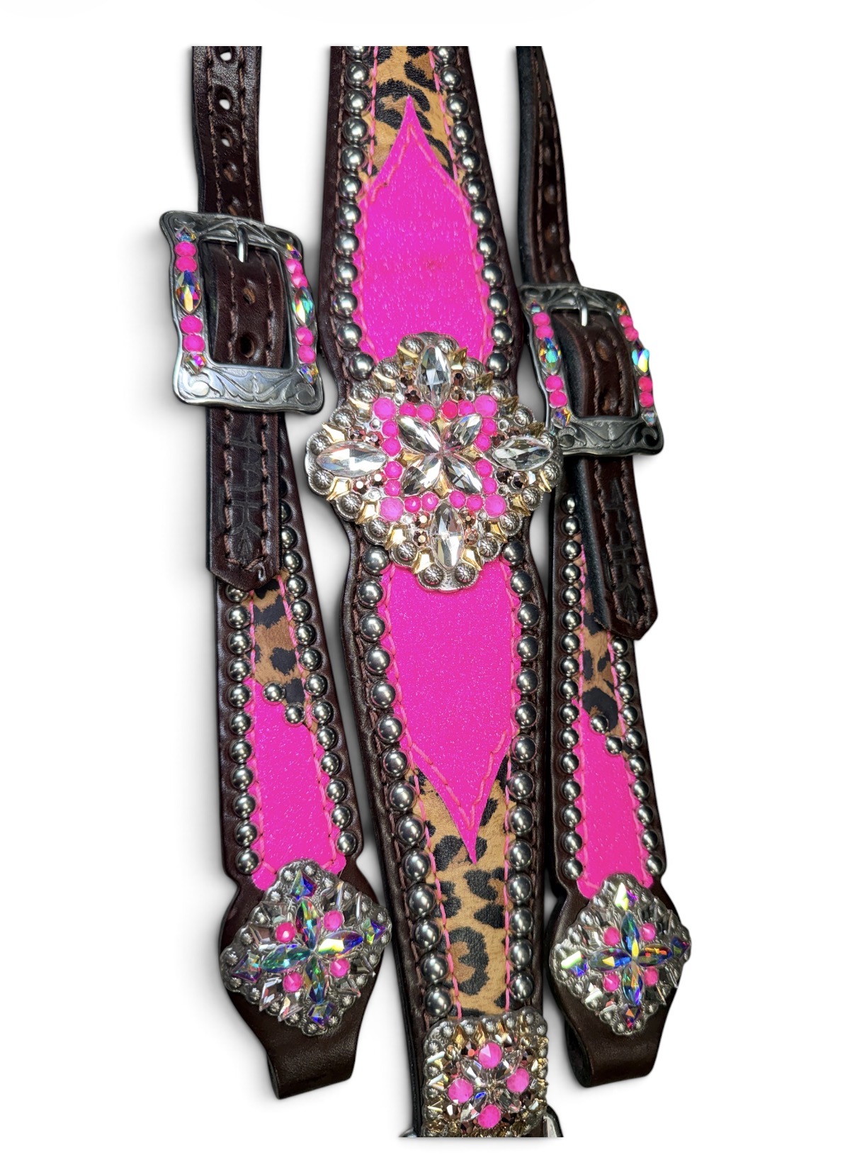 Rockn’ Wilsons Hot Pink Glitter with Cheetah - Image 3
