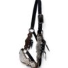 Rockn’ Wilsons Chunky Silver Glitter Bronc Halter w/ Tassels