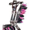Rockn’ Wilsons Black Cheetah & Hot Pink w/ Feathers