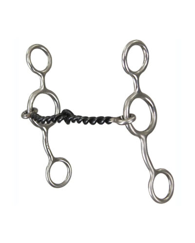 Reinsman Small Twisted Sweet Iron Snaffle Jr Cowhorse Bit