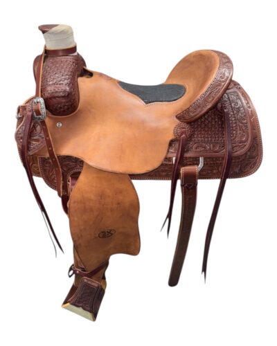 Used 15.5’’ 2X Cowboy Collection R.W. Bowman Roping Saddle