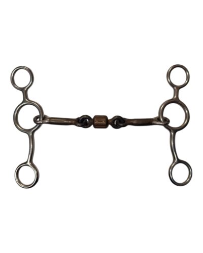 Reinsman 3pc Sweet Iron Snaffle Junior Cowhorse Bit