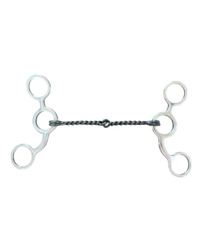 Thin Twisted Wire Jr. Cowhorse Gag Bit
