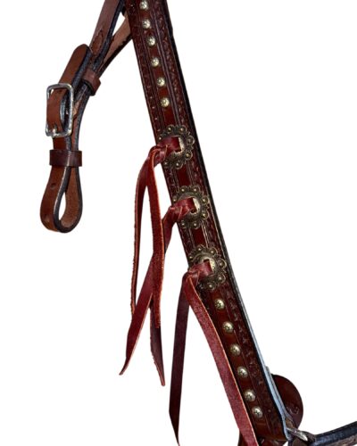 Alternative view of Circle Y Silver Accented Breastcollar w/ Strings