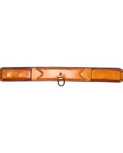 Medium Oil Border Tooled Flank Cinch
