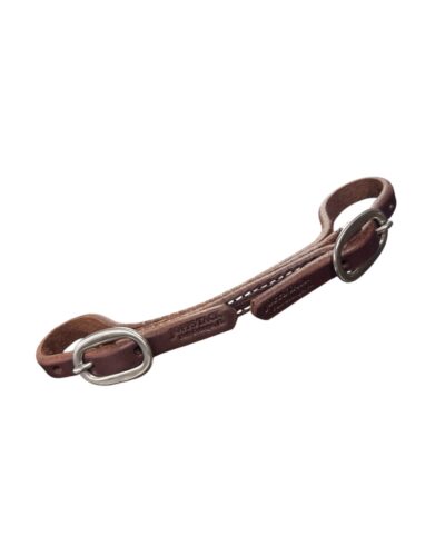 Heavy Oiled Harness Leather Doubled & Stitched Curb Strap