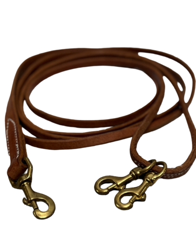 Berlin Leather Draw Rein 1/2" x 14'