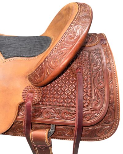 Used 15.5’’ 2X Cowboy Collection R.W. Bowman Roping Saddle - Image 4
