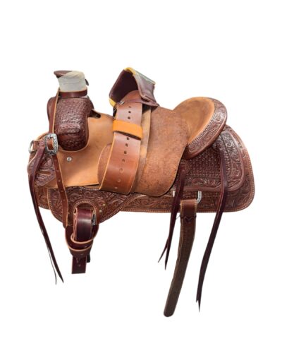 Used 15.5’’ 2X Cowboy Collection R.W. Bowman Roping Saddle - Image 5