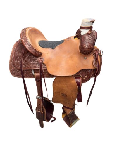 Used 15.5’’ 2X Cowboy Collection R.W. Bowman Roping Saddle - Image 8