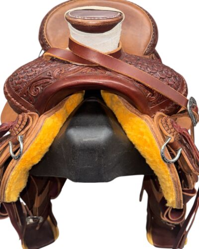 Used 15.5’’ 2X Cowboy Collection R.W. Bowman Roping Saddle - Image 12