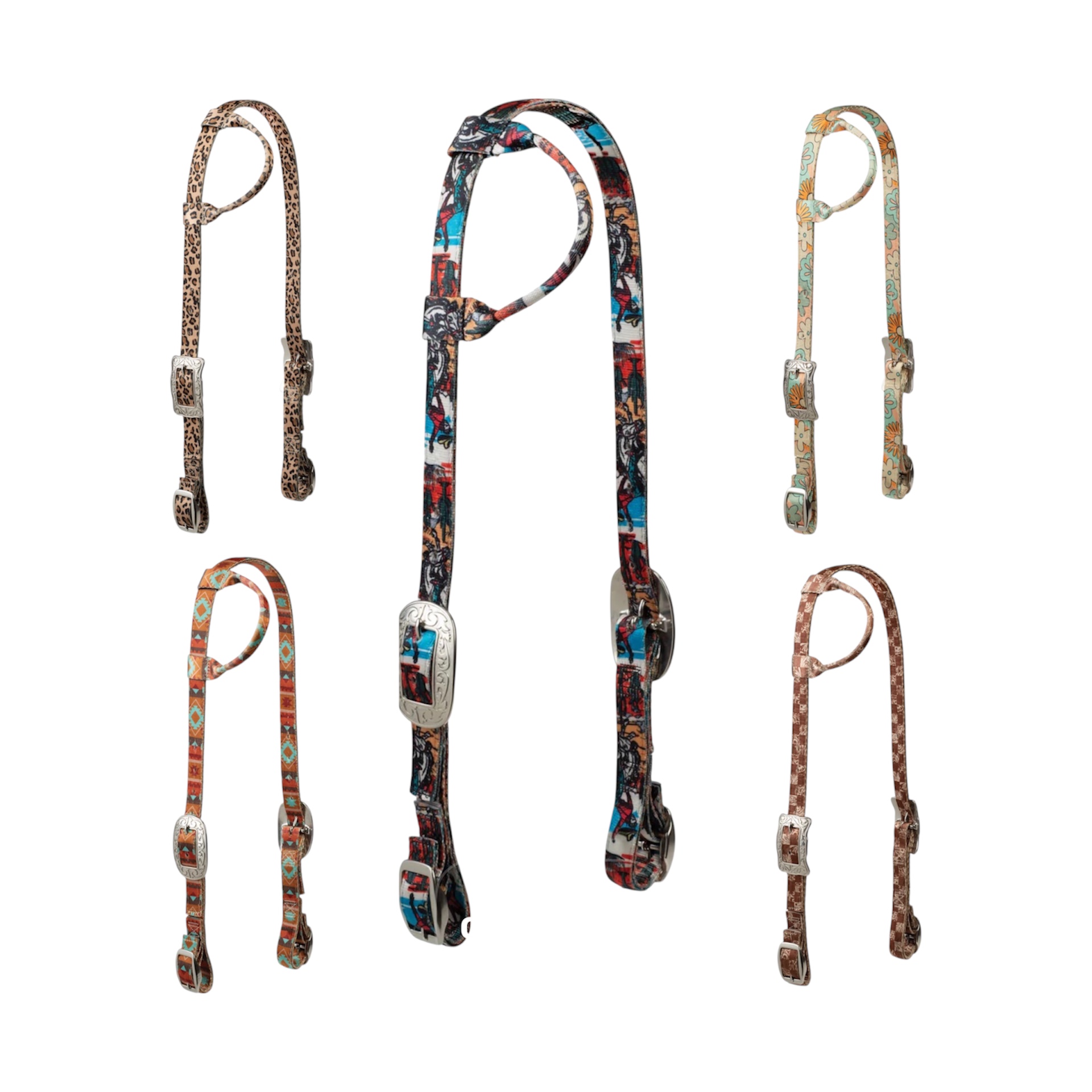 Weaver Patterned Poly Headstalls