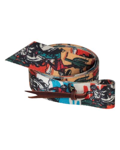 Weaver Bucking Bronc Patterned Poly Tie Strap