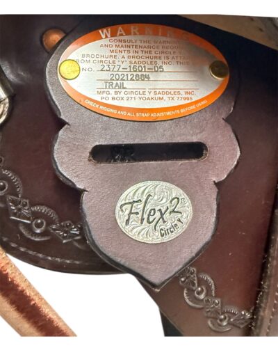 Used 16’’ Circle Y Alpine Flex2 Trail Saddle - Image 4