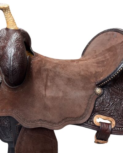 Used 16’’ Circle Y Martha Josey Ultimate Cash Hardseat Barrel Saddle - Image 3