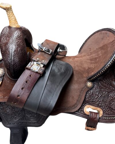 Used 16’’ Circle Y Martha Josey Ultimate Cash Hardseat Barrel Saddle - Image 10