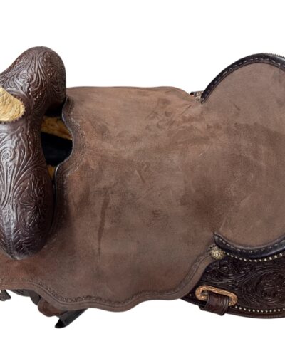 Used 16’’ Circle Y Martha Josey Ultimate Cash Hardseat Barrel Saddle - Image 5