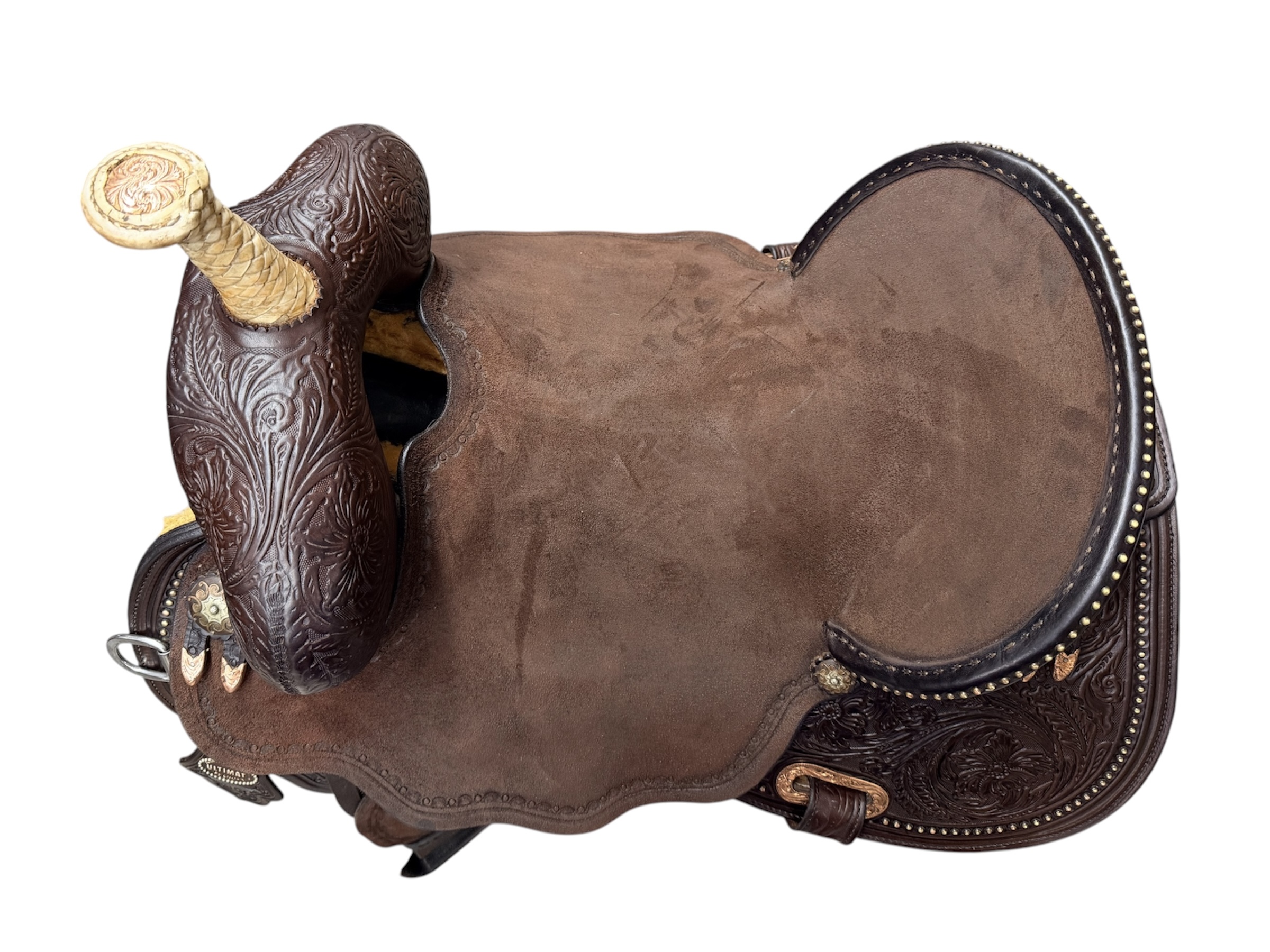 Used 16’’ Circle Y Martha Josey Ultimate Cash Hardseat Barrel Saddle - Image 5