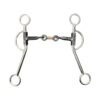 3-Piece Dogone Long Shank Snaffle Bit