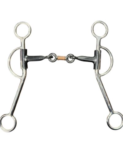 3-Piece Dogone Long Shank Snaffle Bit