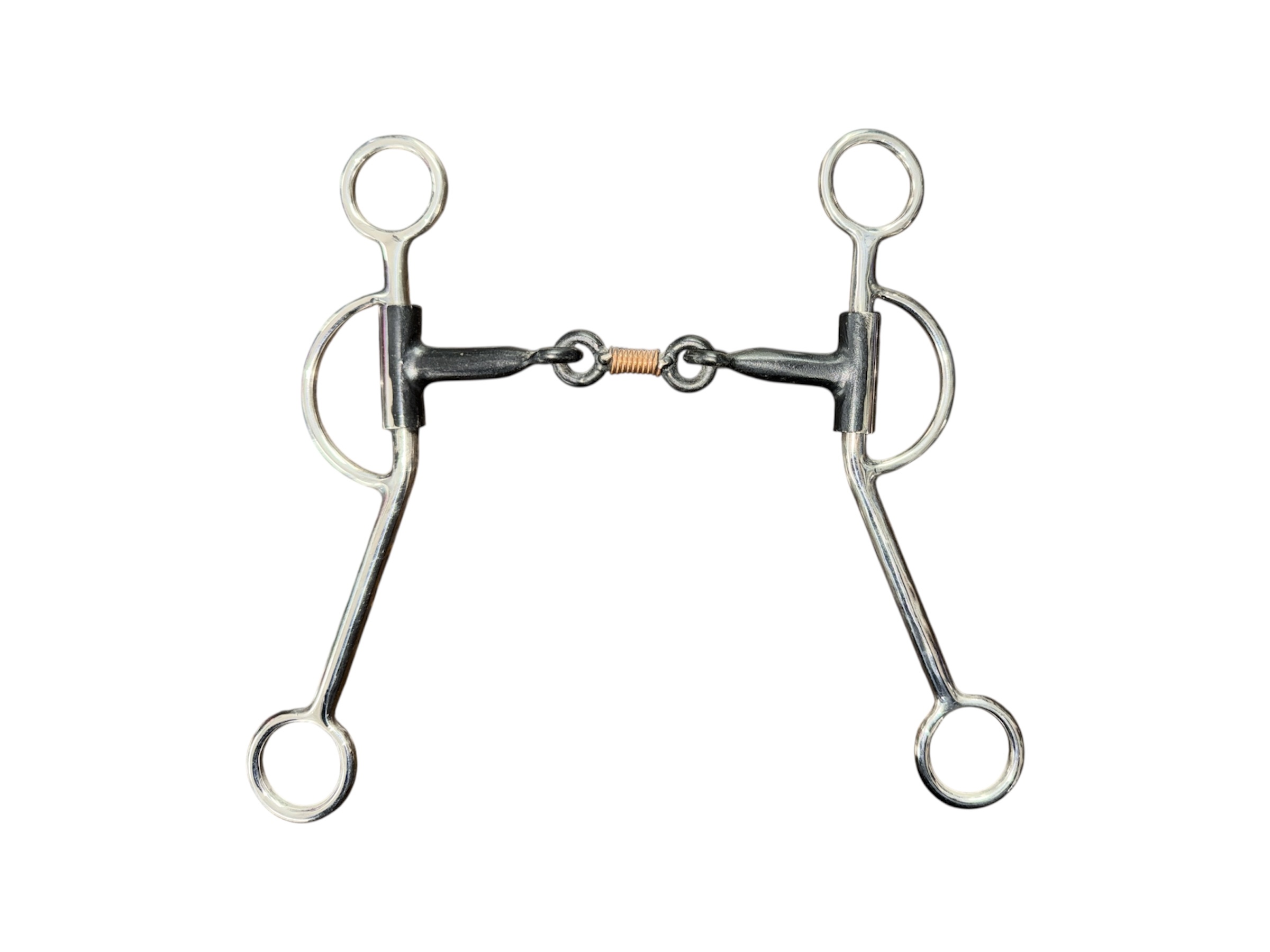 3-Piece Dogone Long Shank Snaffle Bit