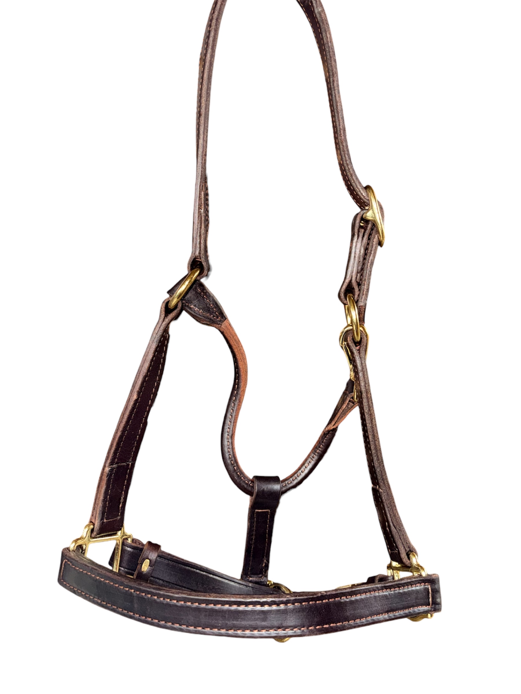 Horse Size Leather 1’’ Track Halter - Image 2